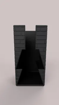 0.2mm layer, 2 walls, 15% infill, 1 column version detailed 
