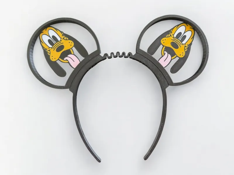 Pluto mickey / Minnie ears five magnet design
