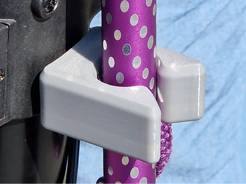 Cane/Walking Stick holder for Walker/Rollator TPU