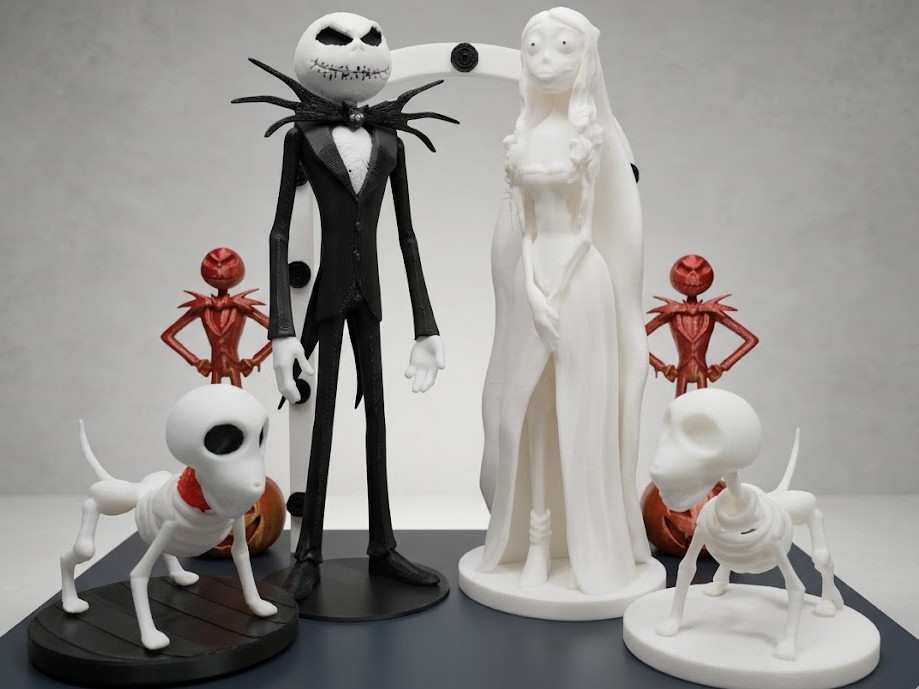 Jack Skellington & Corpse Bride Wedding Diorama