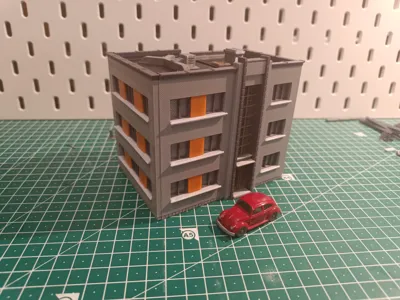 Multi-family house Version 2 in H0 scale