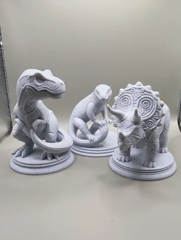 Figura decorativa: Ornate Reptiles Dino CollectionDecorativeFigurines — vista de referencia 2