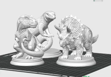 Figura decorativa: Ornate Reptiles Dino CollectionDecorativeFigurines — vista de referencia 5