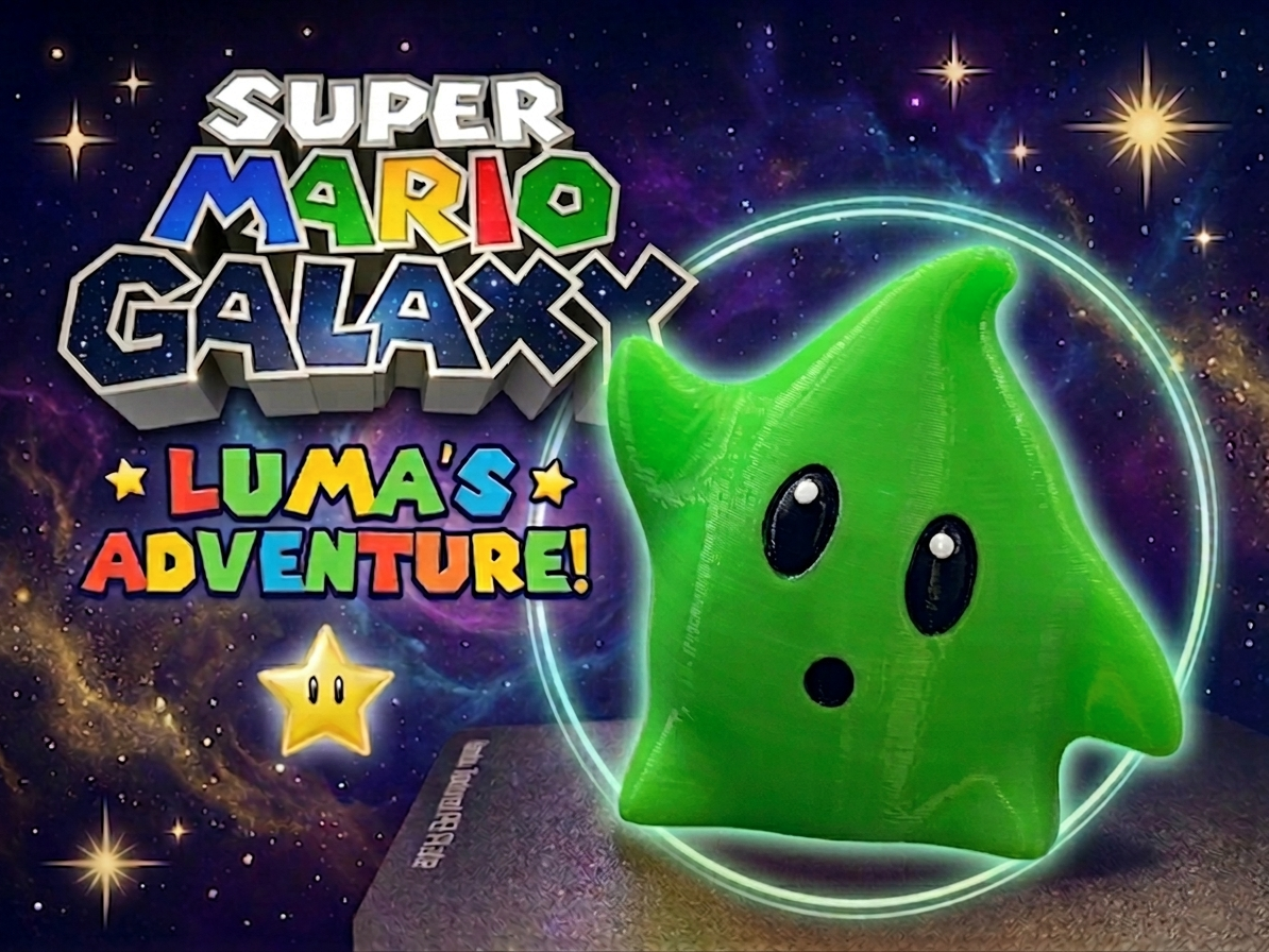 Luma Stern – Super Mario Galaxy 3D-Druck Green