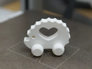 Children's toy hedgehog car