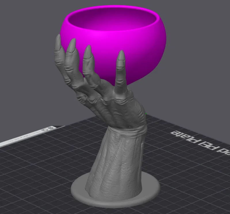 Devilman Hand Wineglass