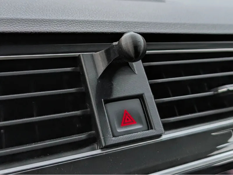 VW Tiguan MK2 Hazard Light Button Phone Mount