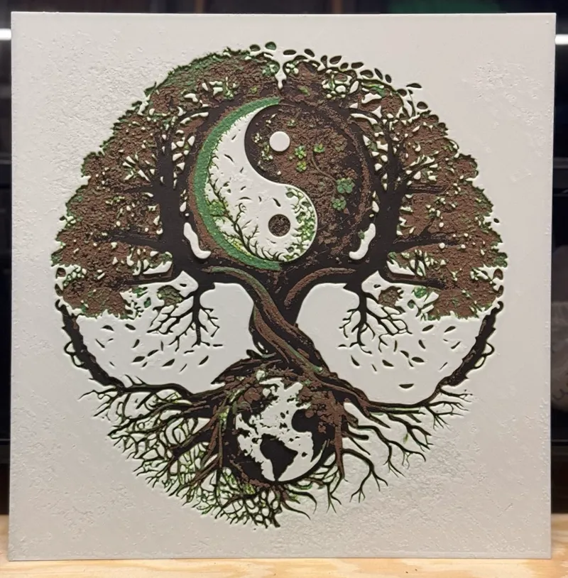 Tree of Life Yin Yang HueForge
