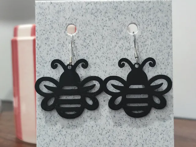 Aretes Abejita Reina Black