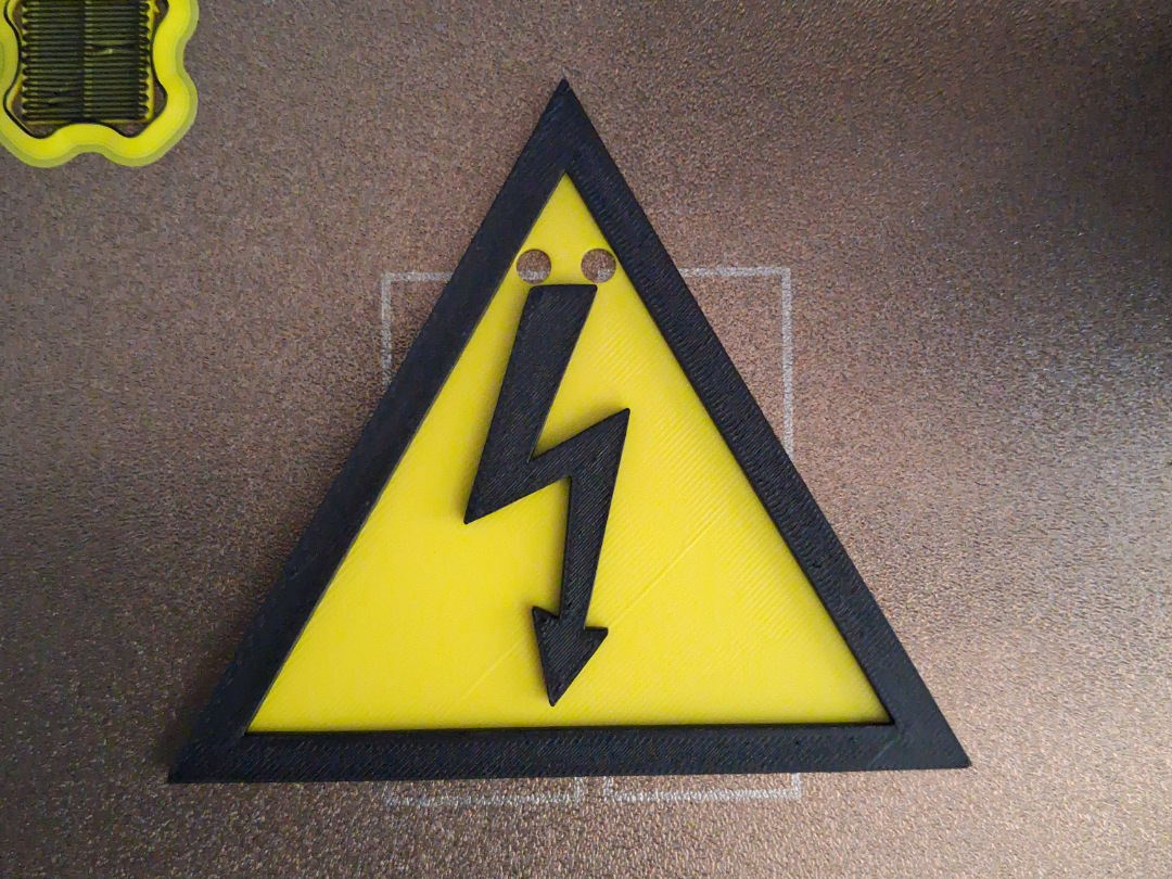 Warning sign High Voltage