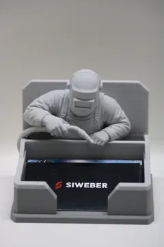 Soporte: Welder - Business Card Holder — vista de referencia 3