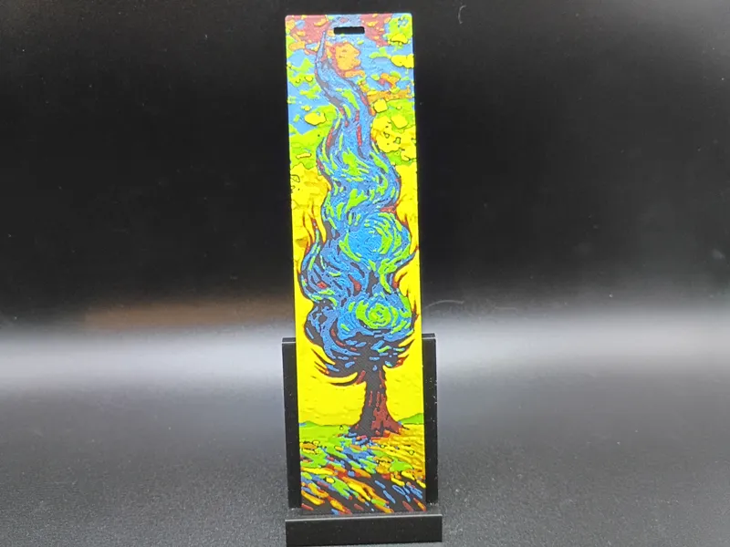 Swirling Cypress Bookmark