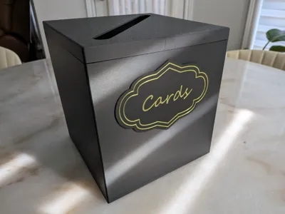 Large Card Box for Weddings and Funerals