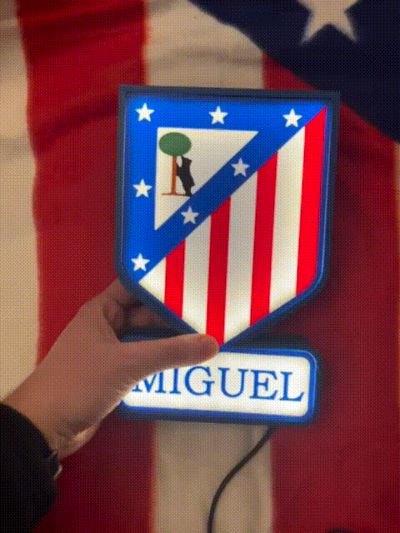 Atlético de Madrid Lamp