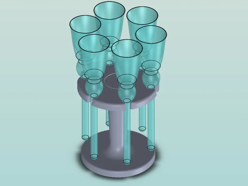 Champagne Flute Holder