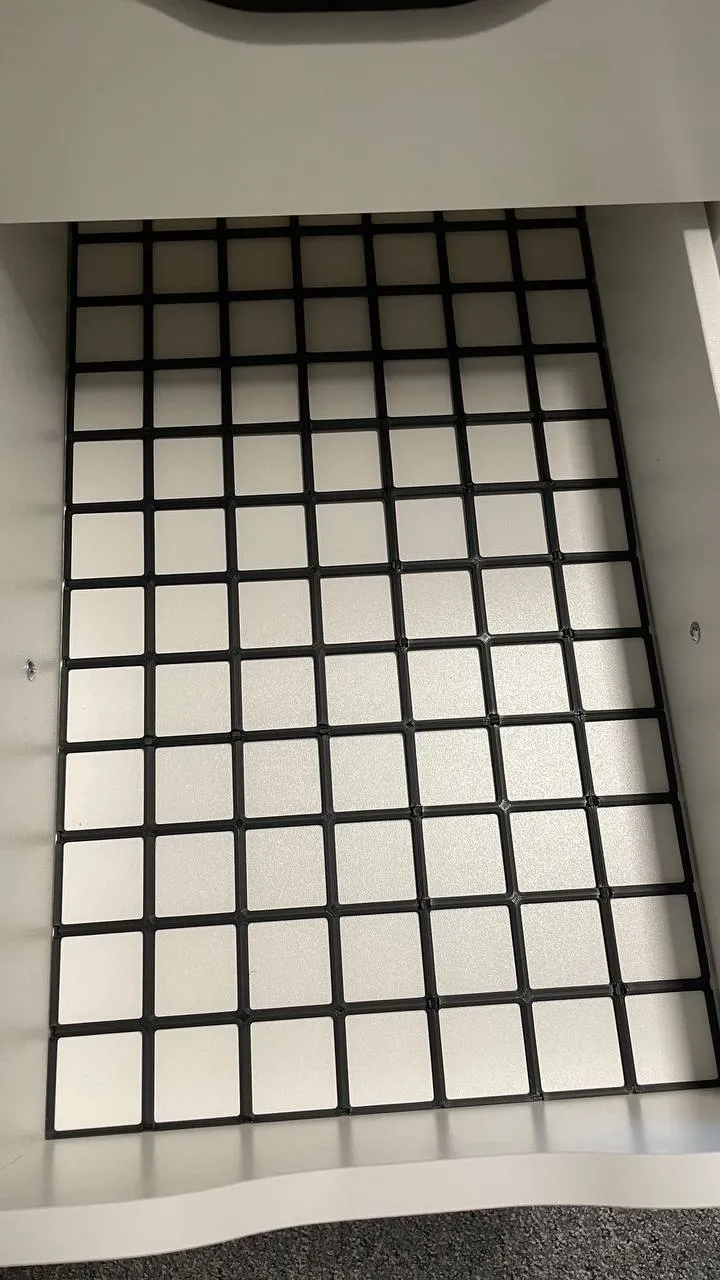 Slim Gridfinity Base for Ikea Alex Drawer view 3