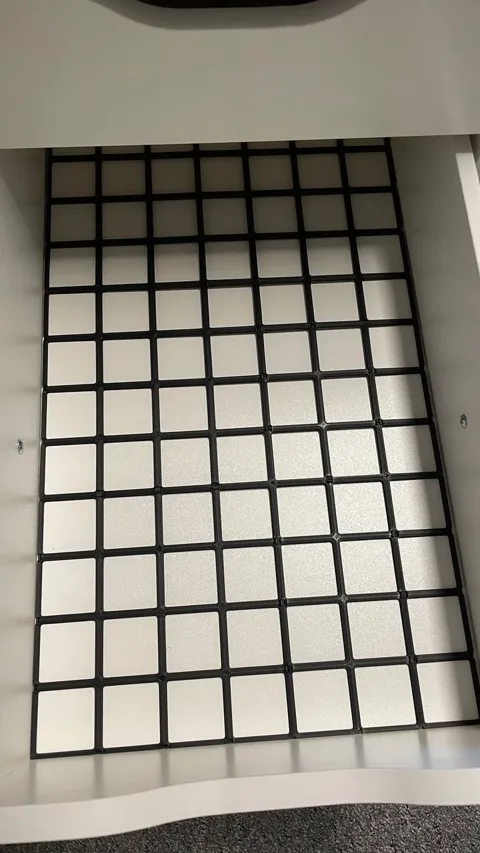 Slim Gridfinity Base for Ikea Alex Drawer view 3