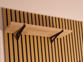 acoustic panel shelf bracket