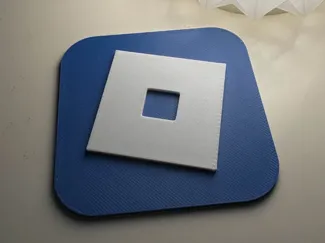 Embossed Roblox Logo