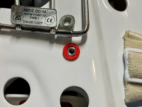Bauer Goalie Mask Washer, slotted. 