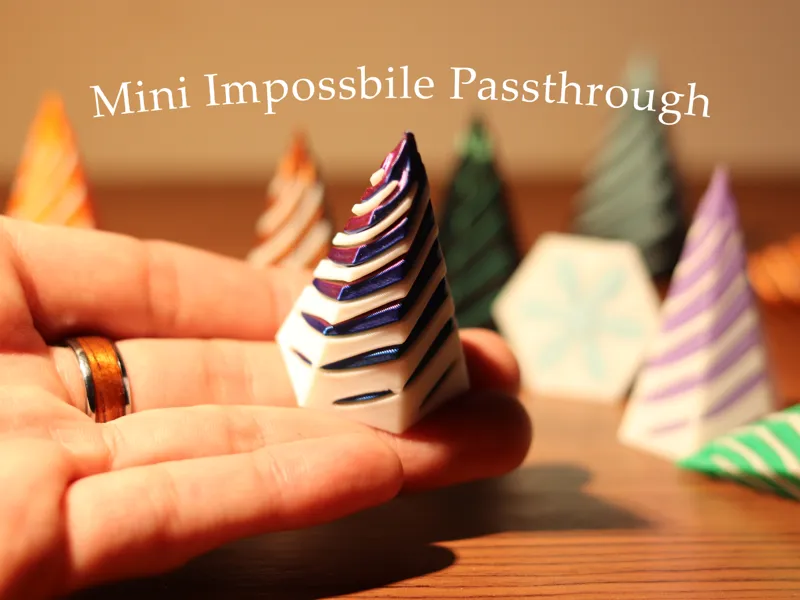 Mini Fidget Impossible Passthrough - Hexagon