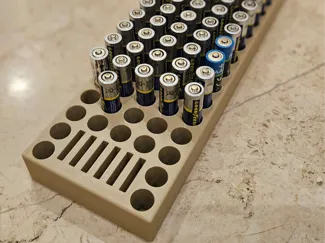 Under-Shelf Battery Holder