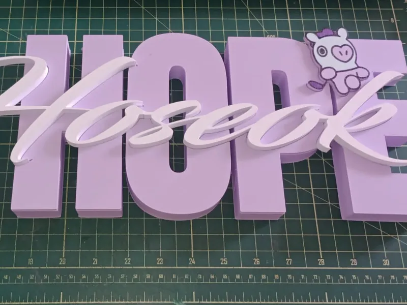 BTS j-hope - 3D Dimensional Letter Sign