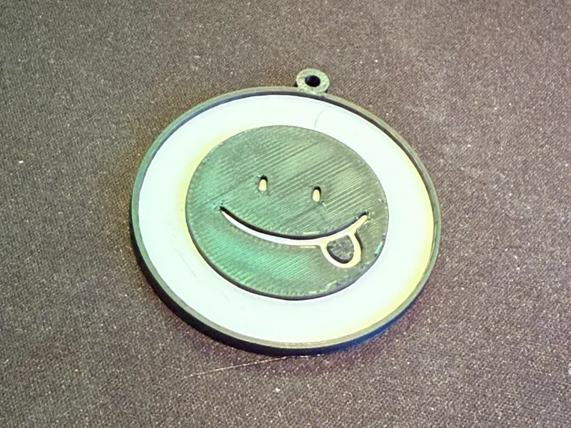 KizzNFoolery Logo keychain