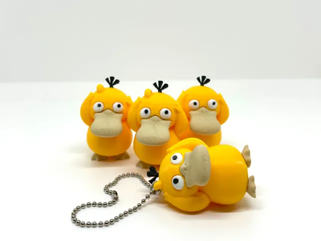 Mini Psyduck - No AMS - Toy/Keychain - Multi-part