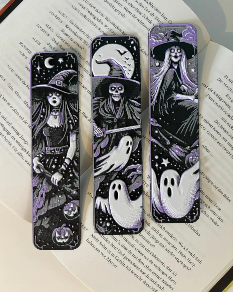 Halloween - Witches Bookmark set