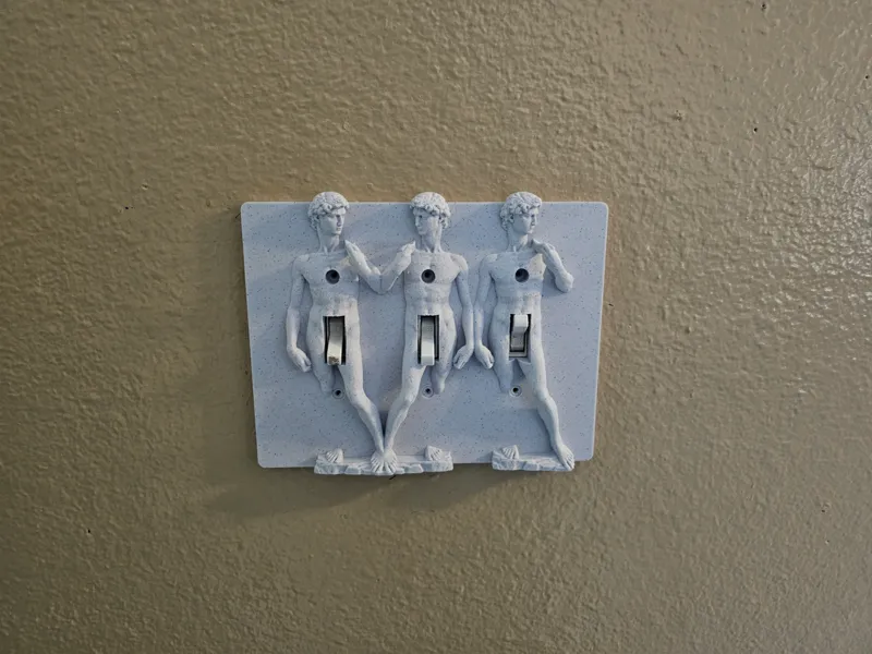 Renaissance triple switch cover  