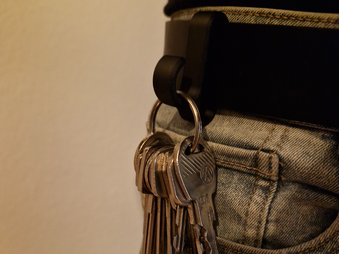 Einfache Gürtelschlaufe Schlüsselhalter