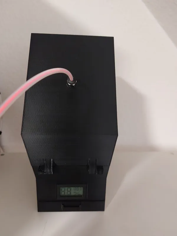 Drybox with Filament-Spool, Hygrometer + Colorcard