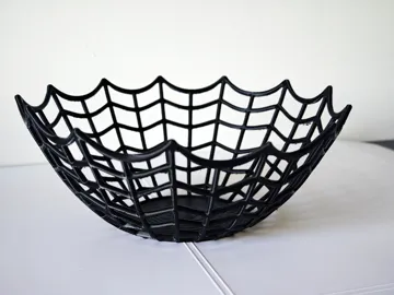 Letrero o emblema decorativo: Spider Web Candy Bowl - Spooky Halloween Decor — vista de referencia 3