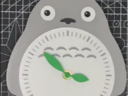 把童年的龙猫做成时钟