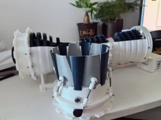 加力燃烧室与可变喷嘴拉杆Rodend Of Afterburner&Variable Nozzle