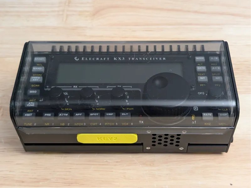 KEY2 port cover for Elecraft KX3 / KXPD3