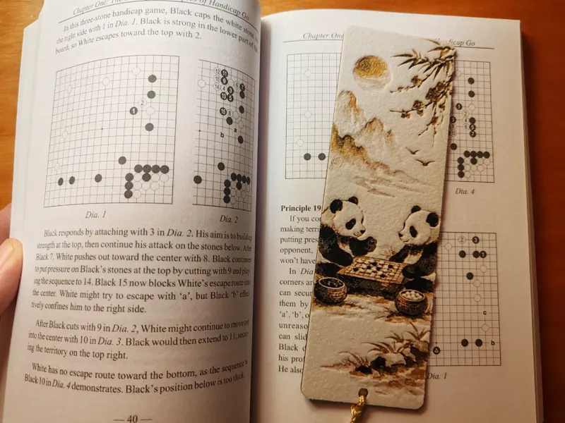 Go game bookmark - Panda