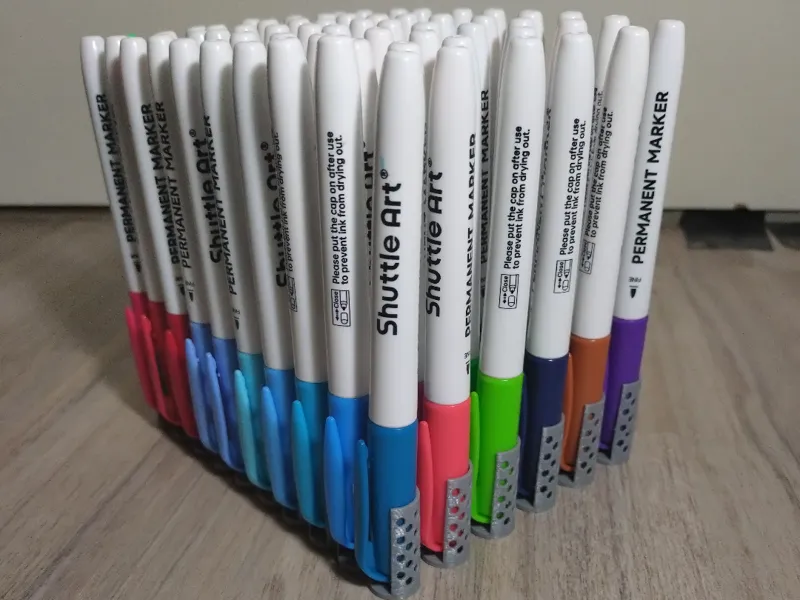 Permanent marker holder 60 or 80 pens