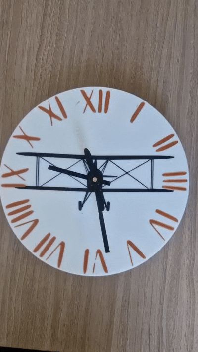 Flugzeug Uhr