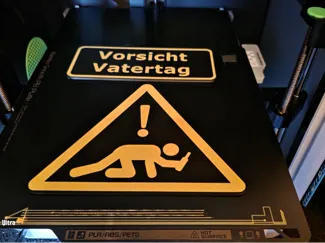 Vatertag Schild 2 Teilig