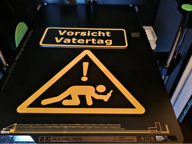 Vatertag Schild 2 Teilig