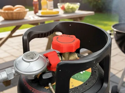 Simple BBQ Gas Cylinder Handle
