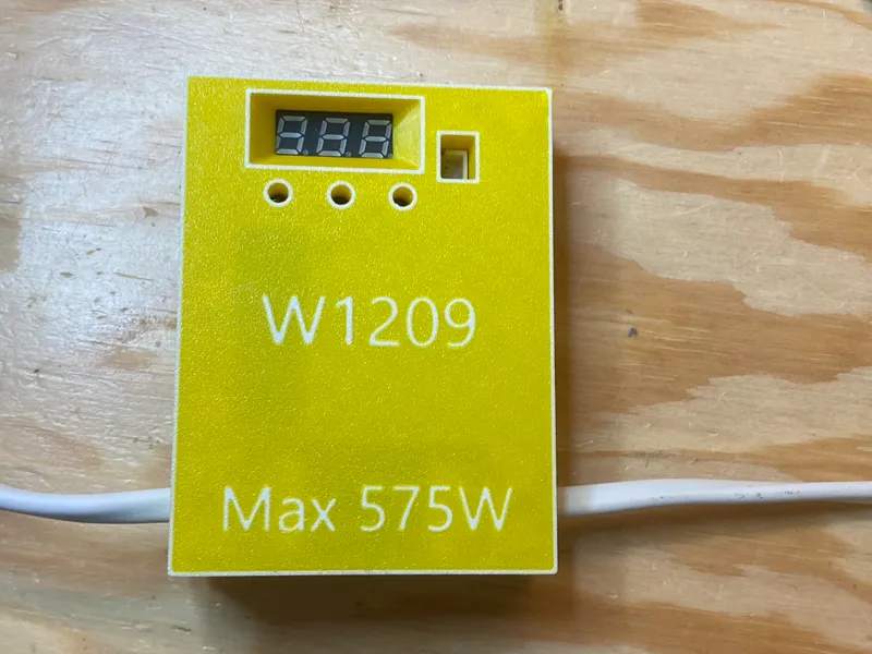 Temperature controller W1209 + HLK-2M12