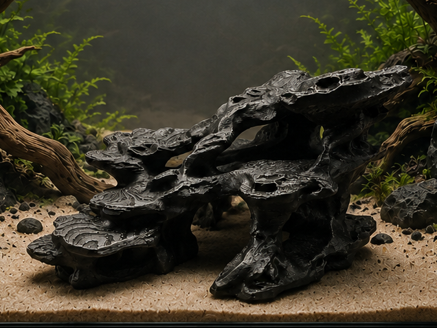 Layered Rock Hideout - Terrarium & Aquarium Decor