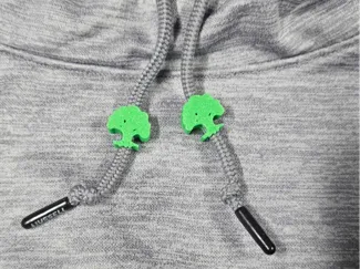 Forest Symbol MTG Drawstring Bead