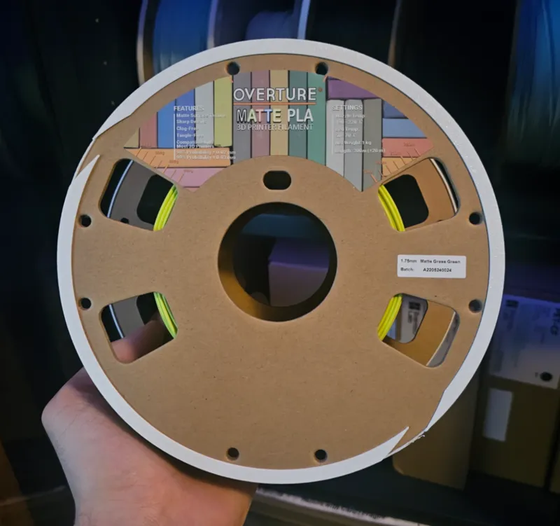AMS Filament Spool Rings for Overture cardboard
