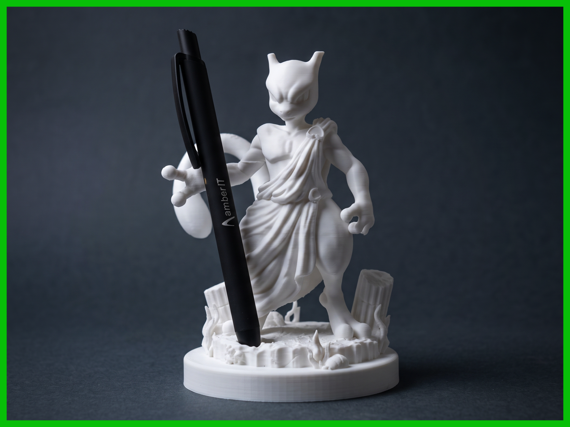 Legendary Desk Setup: Mewtwo Poseidon Pen Holder
