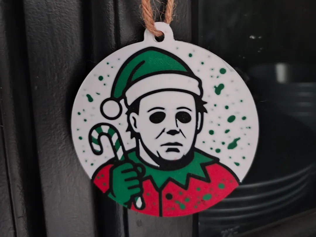 Michael Myers Christmas Decor by 3DPrintsForYou MakerWorld: Download Free 3D Models - 3D model önizlemesi