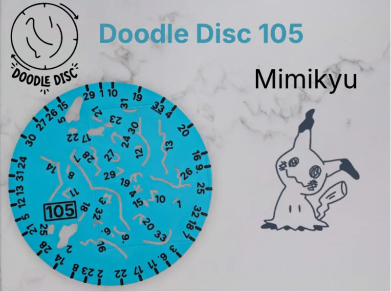 Doodle Disc 105 Mimikyu